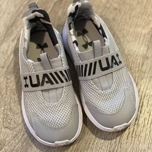 Under Armour Grey Boys Sneakers - Size 9